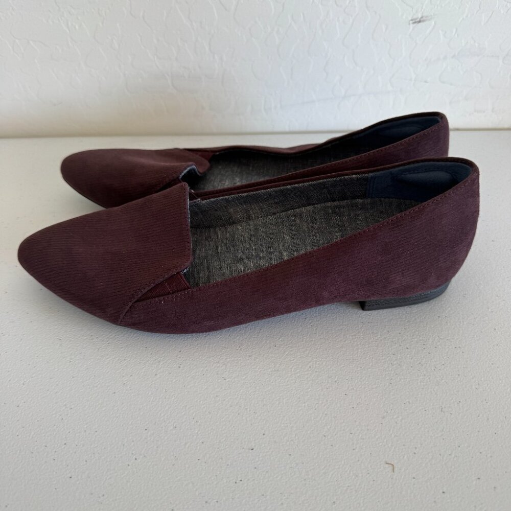 Dr. Scholl's Be Free Loafers | Burgundy Corduroy | Size 8.5 (NWOT) - Picture 3 of 5